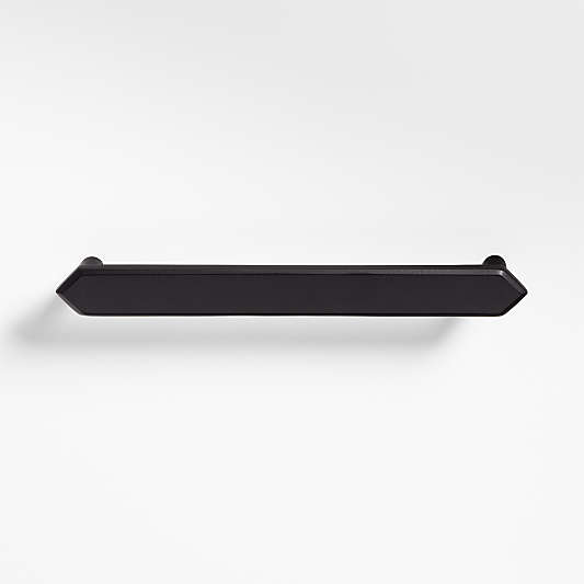 Hex 6" Black Bar Pull