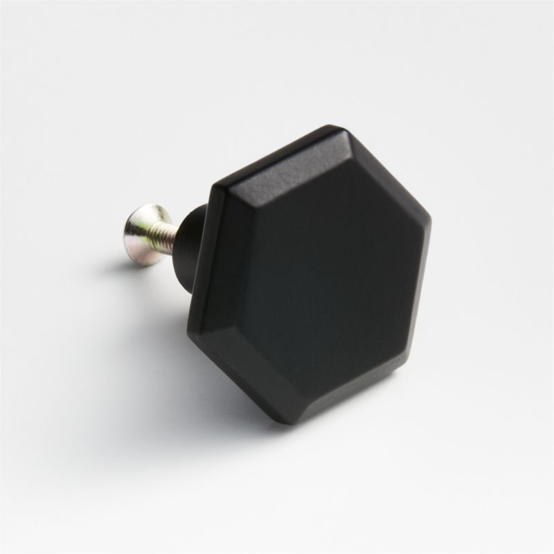 Hex 4" Black Bar Pull - image 8 of 9