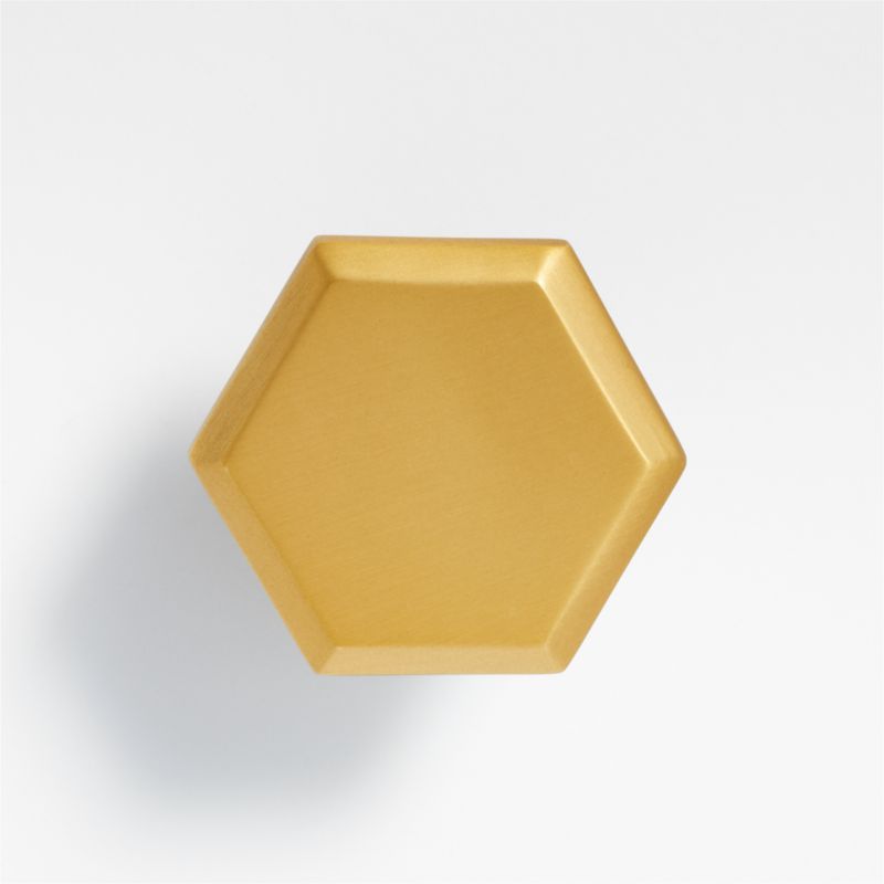 Hex Brass Knob