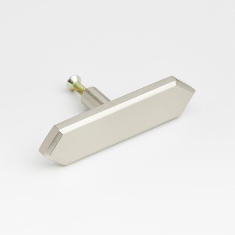 Hex 3" Brushed Nickel Bar Pull