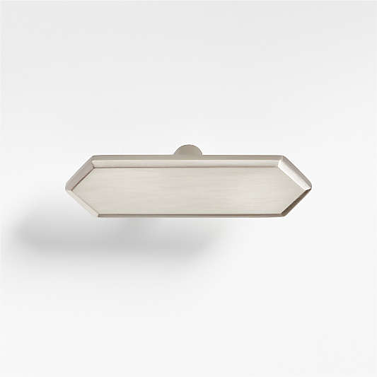 Hex 3" Brushed Nickel Bar Pull