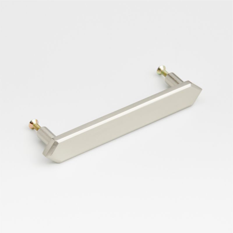 Hex 3" Brushed Nickel Bar Pull