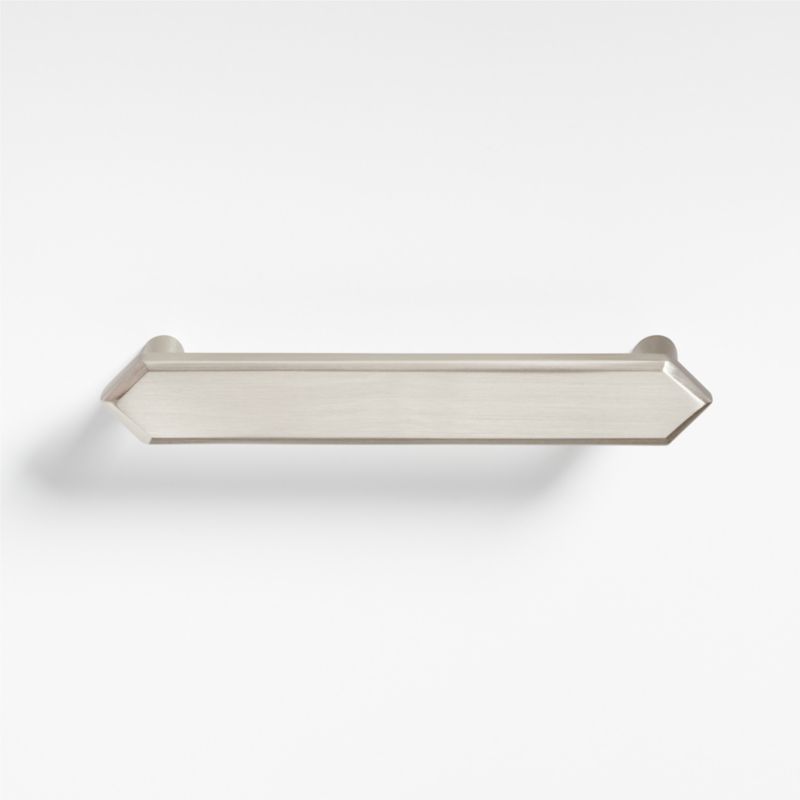 Hex 4" Brushed Nickel Bar Pull - image 0 of 9