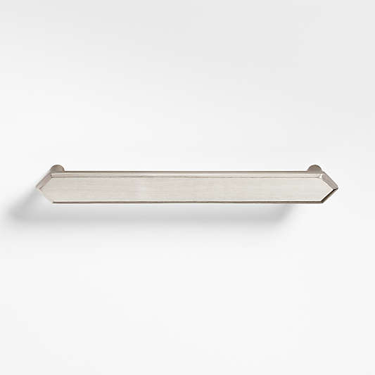 Hex 6" Brushed Nickel Bar Pull