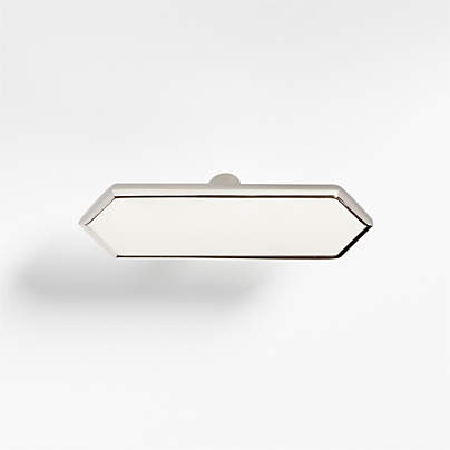 Hex 3" Polished Nickel Bar Pull