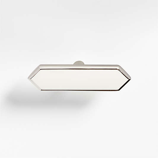 Hex 3" Polished Nickel Bar Pull