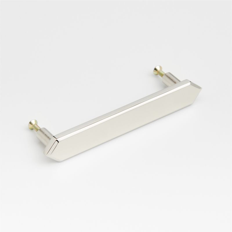 Hex 3" Polished Nickel Bar Pull