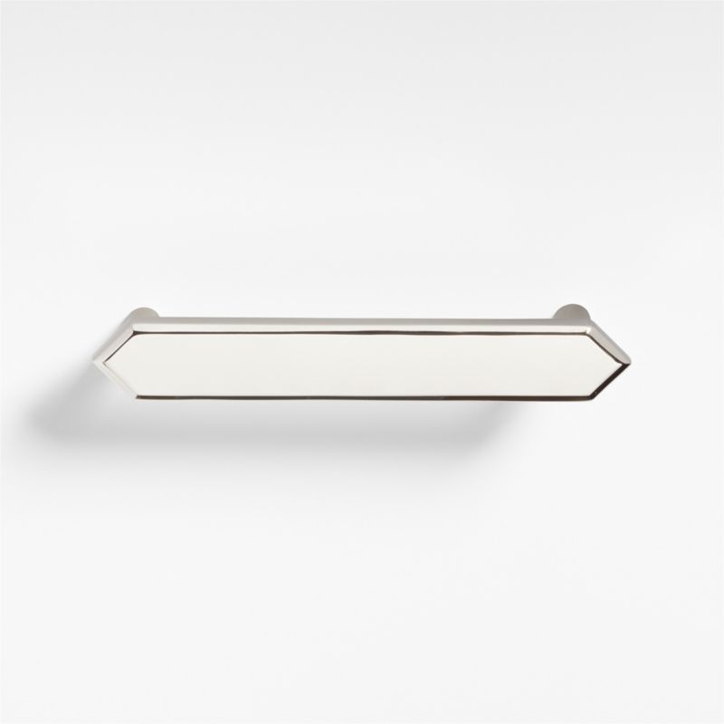 Hex 4" Polished Nickel Bar Pull - image 0 of 9