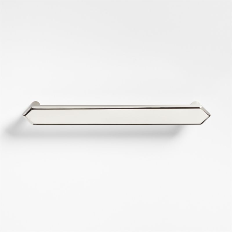 Hex 6" Polished Nickel Bar Pull - image 0 of 9