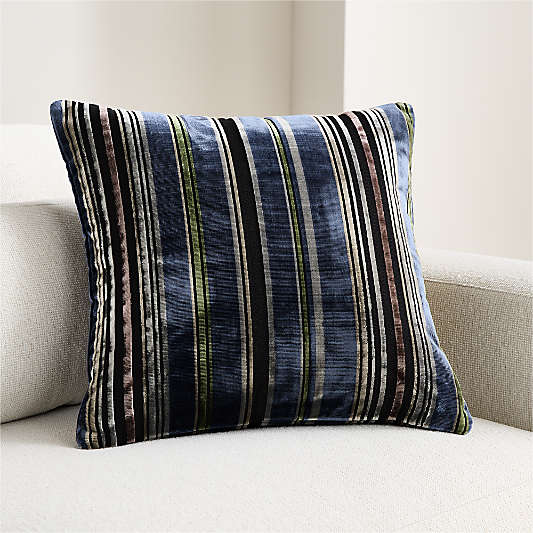 Highgrove 20"x20" Deep Indigo Throw Pillow