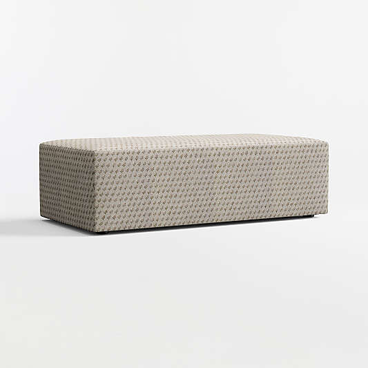 Highland 56" Printed Rectangle Ottoman