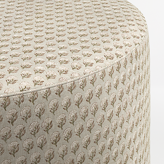 Highland 36" Printed Round Ottoman