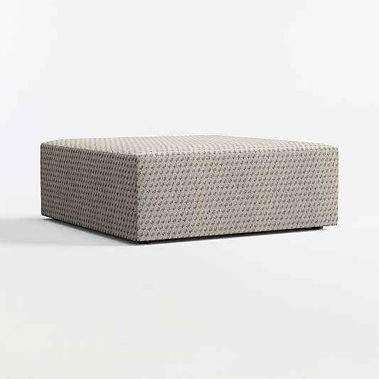 Highland 44" Printed Square Ottoman