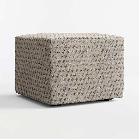 Highland 22" Printed Square Ottoman