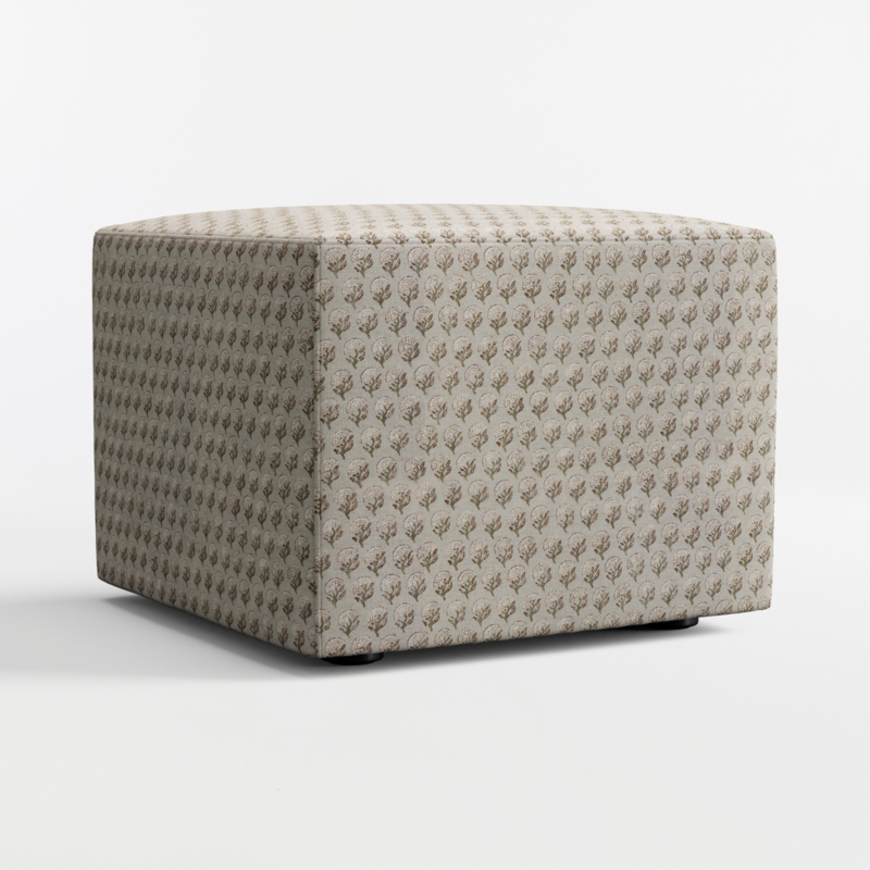 Highland 22" Printed Square Ottoman - image 0 of 5