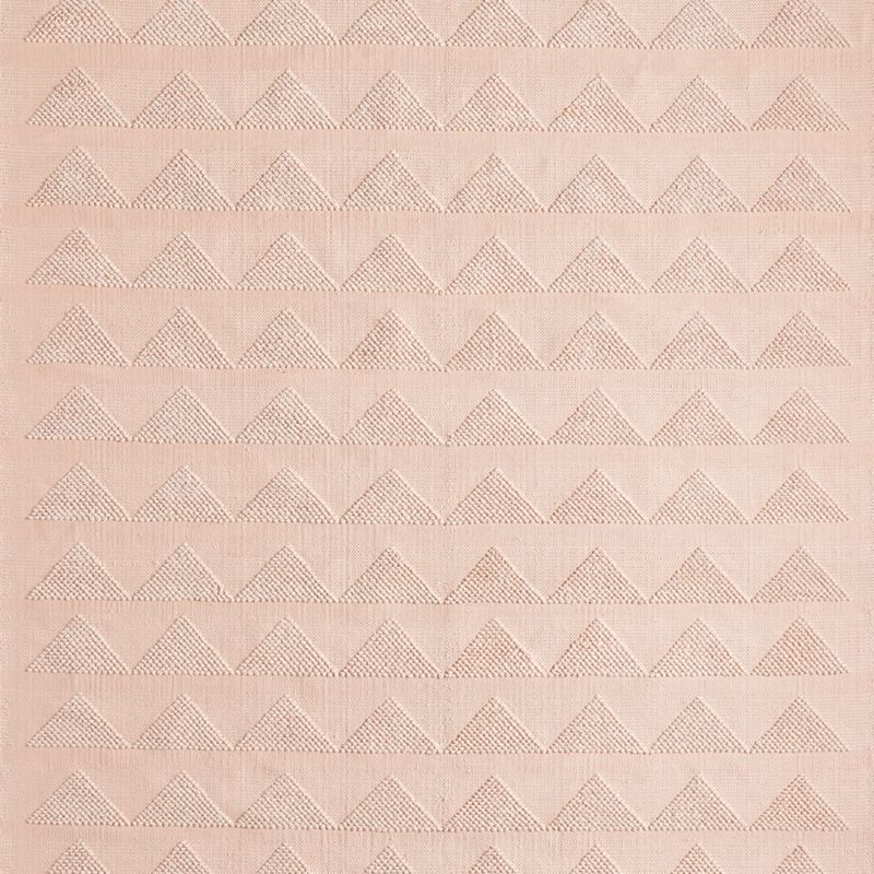 Hi/Low Triangle Natural Blush Flatweave Kids Performance 12"x18" Rug Swatch - image 0 of 3