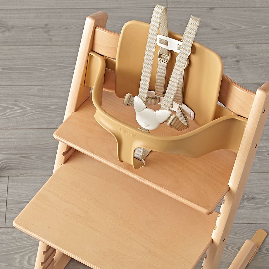 Stokke Tripp Trapp Natural Wood Baby & Toddler High Chair + 