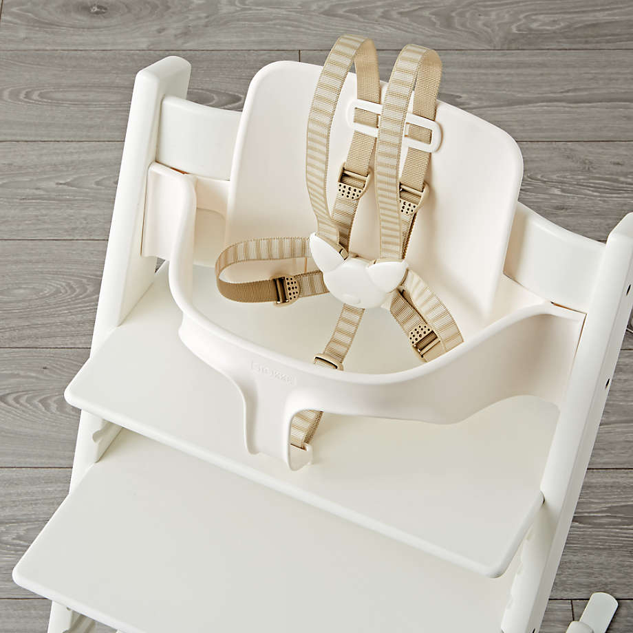 Stokke® Tripp Trapp® White Wood Baby High Chair