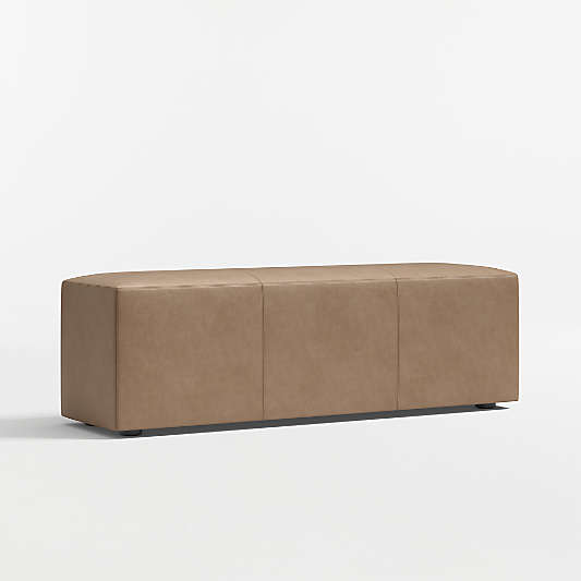 Highland Leather Bench (54"-70")