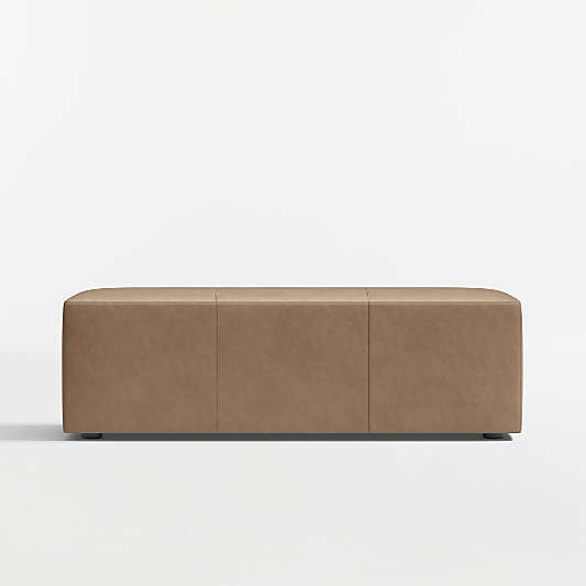 Highland Leather Bench (54"-70")