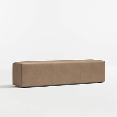 Highland 70" Leather Bench