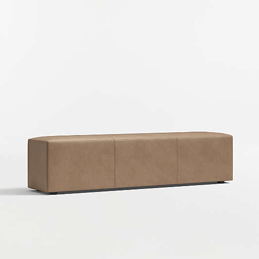 Highland 70" Leather Bench