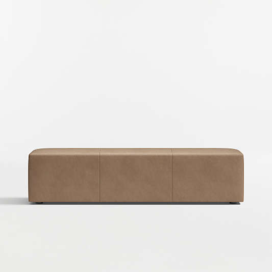 Highland Leather Bench (54"-70")