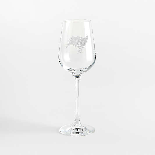 NFL Tampa Bay Buccaneers Hip 14-Oz. White Wine Glass, Set of 4
