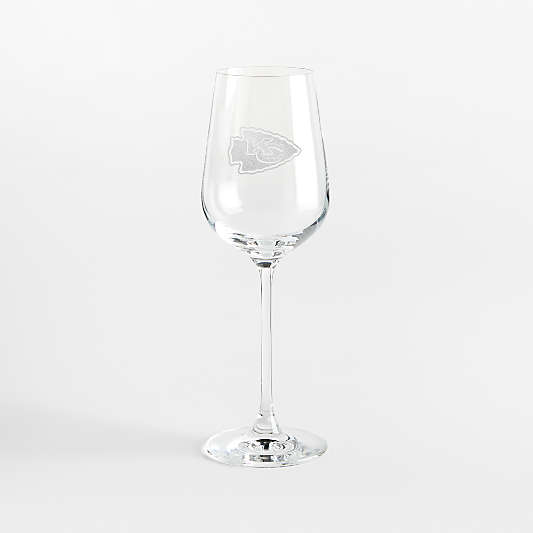 NFL Kansas City Chiefs Hip 14-Oz. White Wine Glass, Set of 4