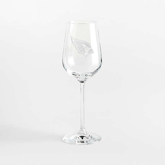 NFL Arizona Cardinals Hip 14-Oz. White Wine Glass, Set of 4