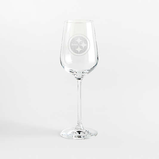 NFL Pittsburgh Steelers Hip 14-Oz. White Wine Glass, Set of 4