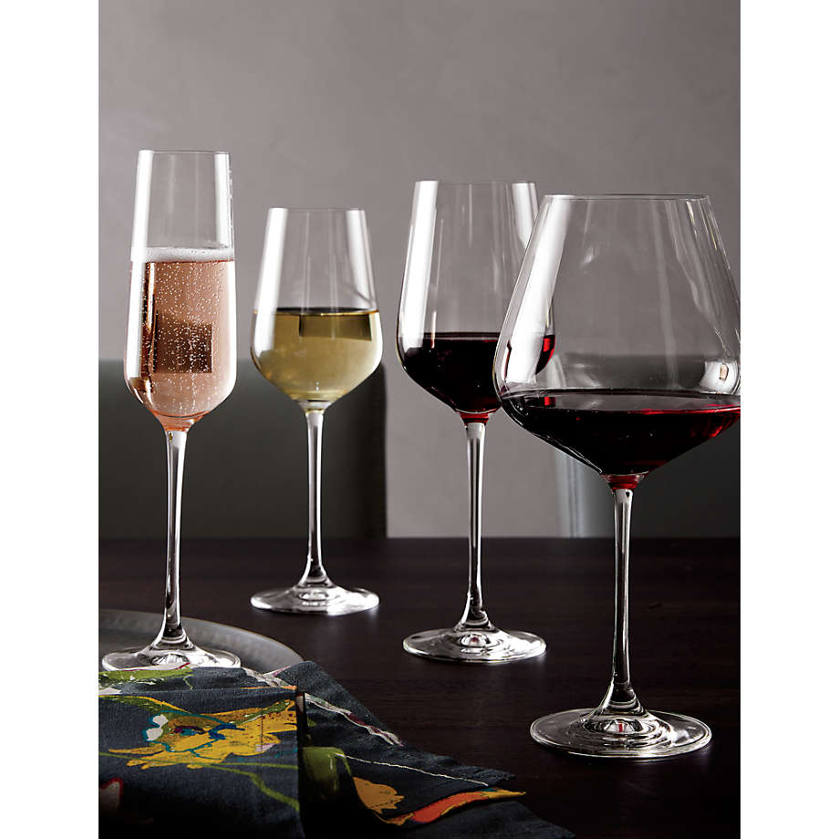 Crate and Barrel, Edge Red Wine Glass, Set of 4 - Zola