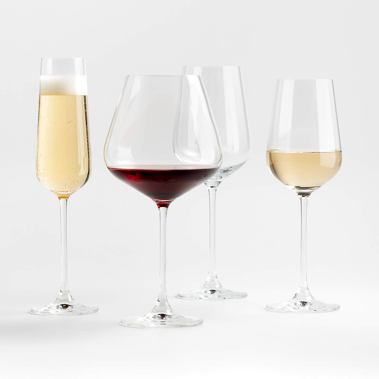 Oversized Hip Wine Glasses | Crate & Barrel