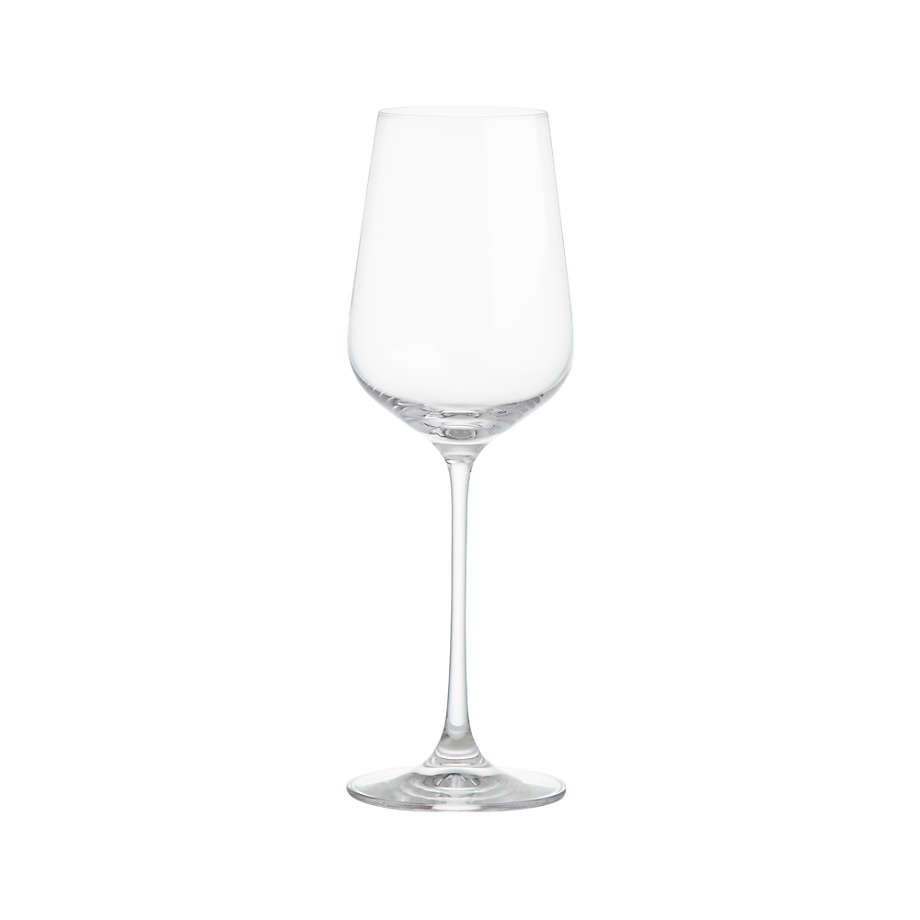 Crate and Barrel, Edge White Wine Glass, Set of 4 - Zola