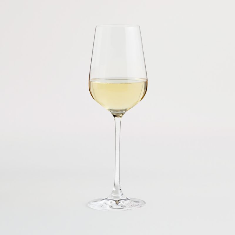 Crate and Barrel, Edge White Wine Glass, Set of 4 - Zola