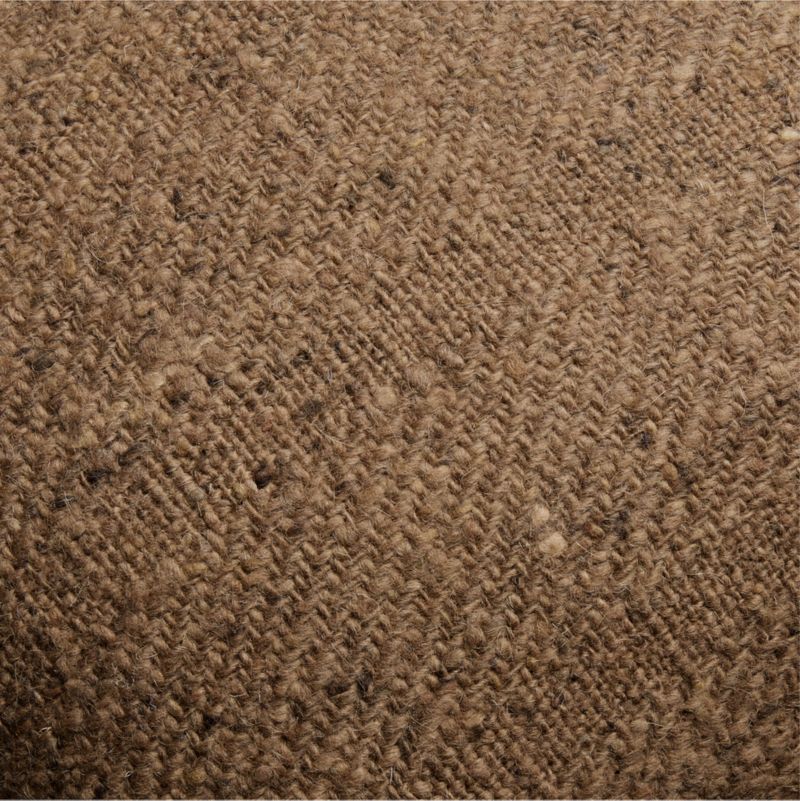 Hilcot Wool 20"x20" Sierra Tan Throw Pillow Cover - image 3 of 4