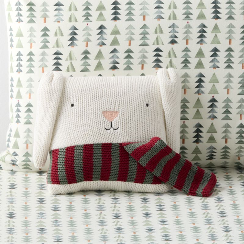 Holiday Bunny Kids Throw Pillow - image 2 of 9