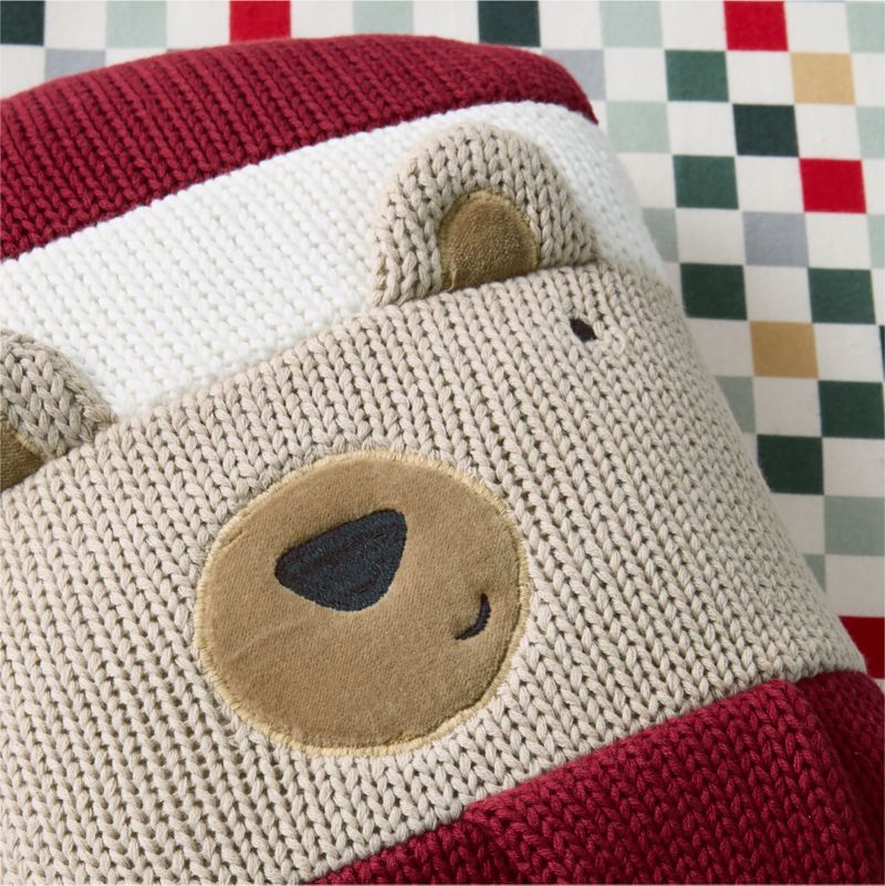 Holiday Bear Kids Throw Pillow - image 3 of 9