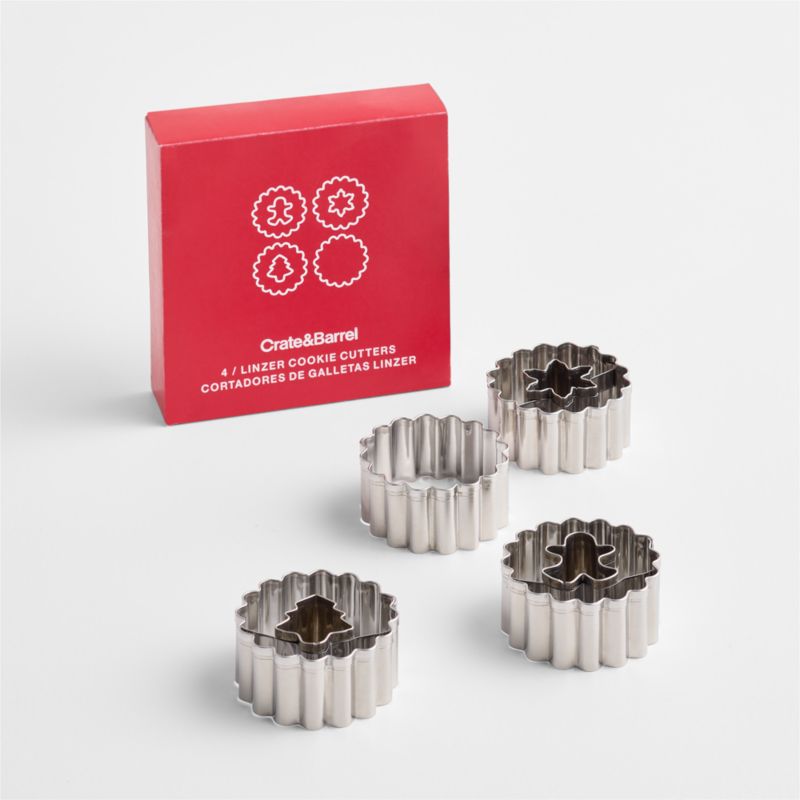 Holiday Linzer Cookie Cutters, Set of 4 - image 2 of 3