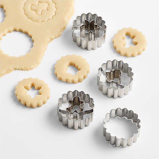 Holiday Linzer Cookie Cutters, Set of 4