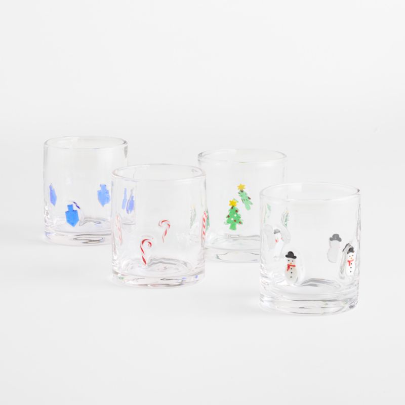 Festive Tree Icon 15-Oz. Double Old-Fashioned Glass - image 1 of 3