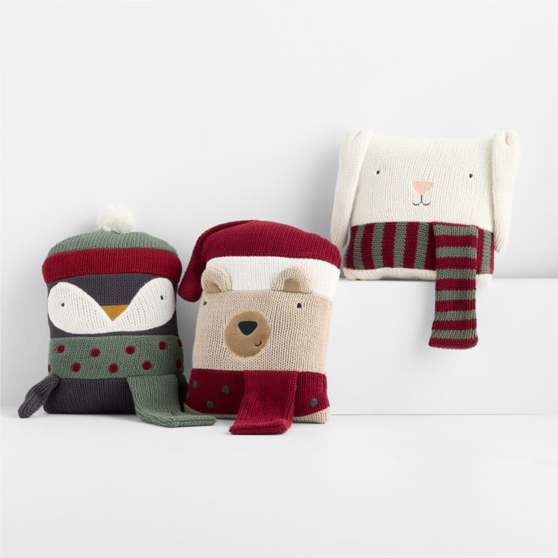 Holiday Bunny Kids Throw Pillow - image 4 of 9