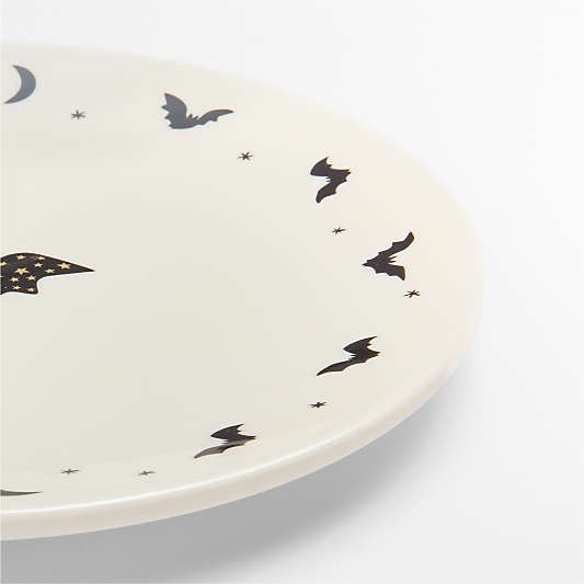 Halloween Bat Melamine Kids Dinner Plate