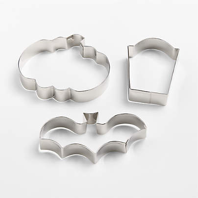 Halloween Cookie Cutters in Gift Bag, Set of 3