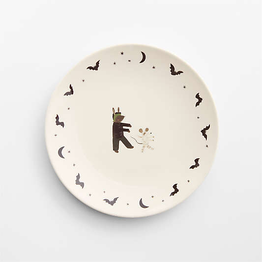 Halloween Frankenstein Melamine Kids Dinner Plate