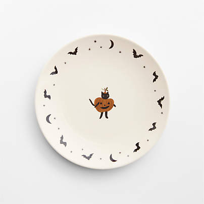 Halloween Pumpkin Melamine Kids Dinner Plate