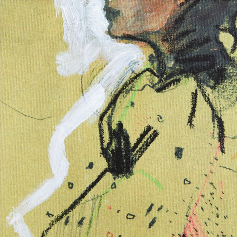 "Hommage Ren Gruau III" by Ute Rathmann 40" x 40" Framed Wall Art Print - image 2 of 4