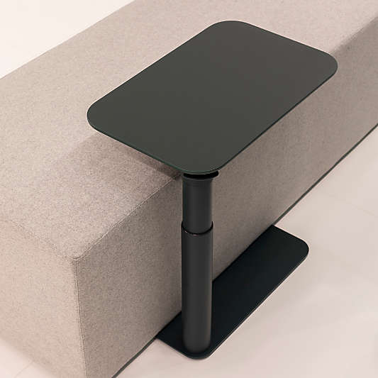 Humanscale ® Float Micro Black Adjustable Side Table
