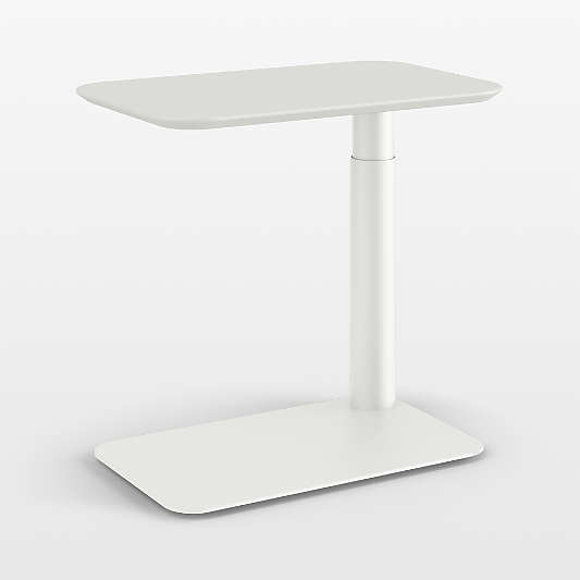 Humanscale ® Float Micro White Adjustable Side Table