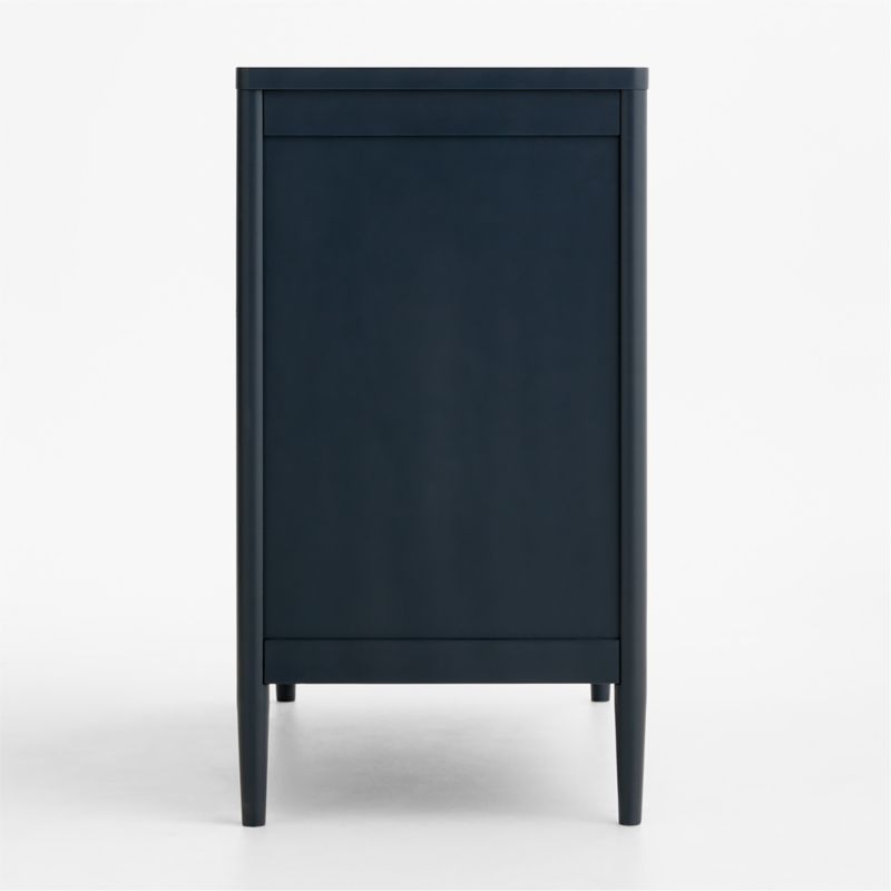 Hampshire 36" Navy Blue Wood Narrow 4-Drawer Kids Dresser - image 5 of 11